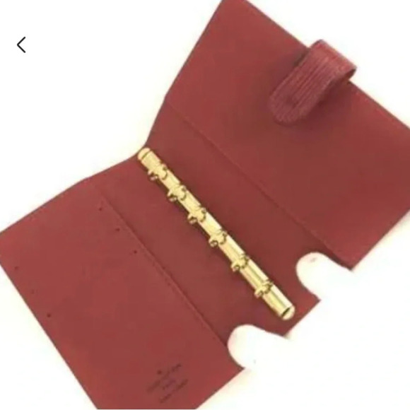 Louis Vuitton Red Epi Leather PM Agenda - Picture 5 of 12
